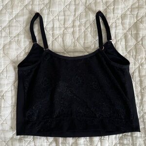 Amelia Pumping and Nursing Crop Cami in Black Size Medium NWOT